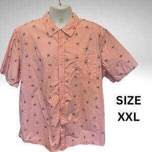 Weatherproof Pink Casual Button Down Shirt Size XXL